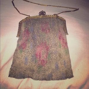 Vintage Antique Whiting and Davis Mesh Bag